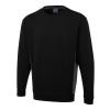 Two Tone Crew New Sweatshirt Black/Charcoal