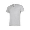 Classic V Neck T-shirt Heather Grey