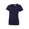 Ladies Classic V-Neck T-Shirt Navy