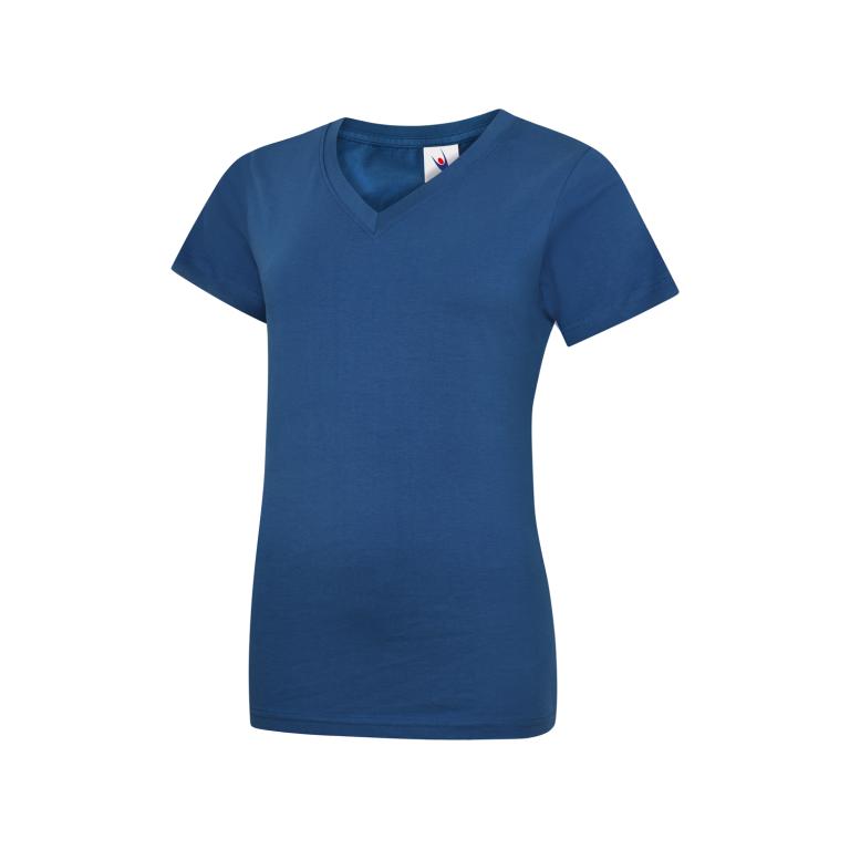 Ladies Classic V-Neck T-Shirt Royal