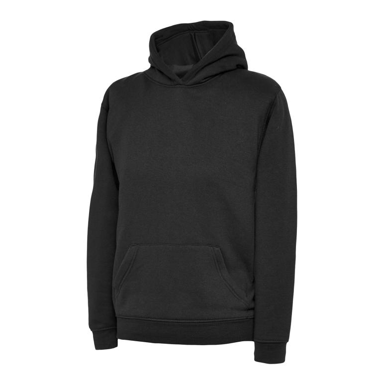 Childrens Hooded Sweatshirt Black