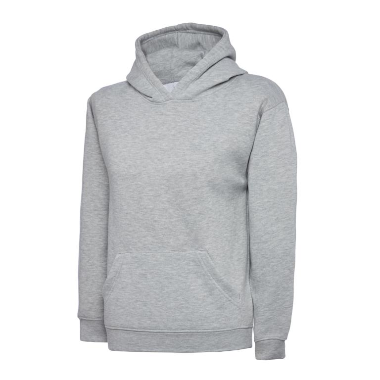 Childrens Hooded Sweatshirt Heather Grey