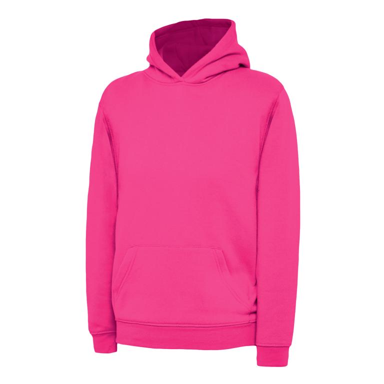 Childrens Hooded Sweatshirt Hot Pink