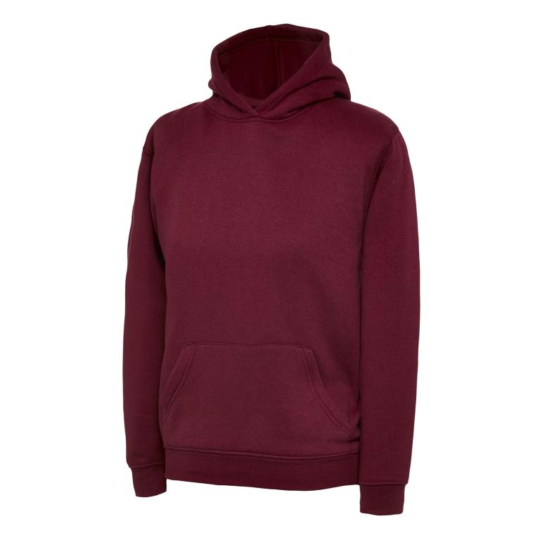 Childrens Hooded Sweatshirt Maroon