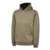 Childrens Hooded Sweatshirt Olive