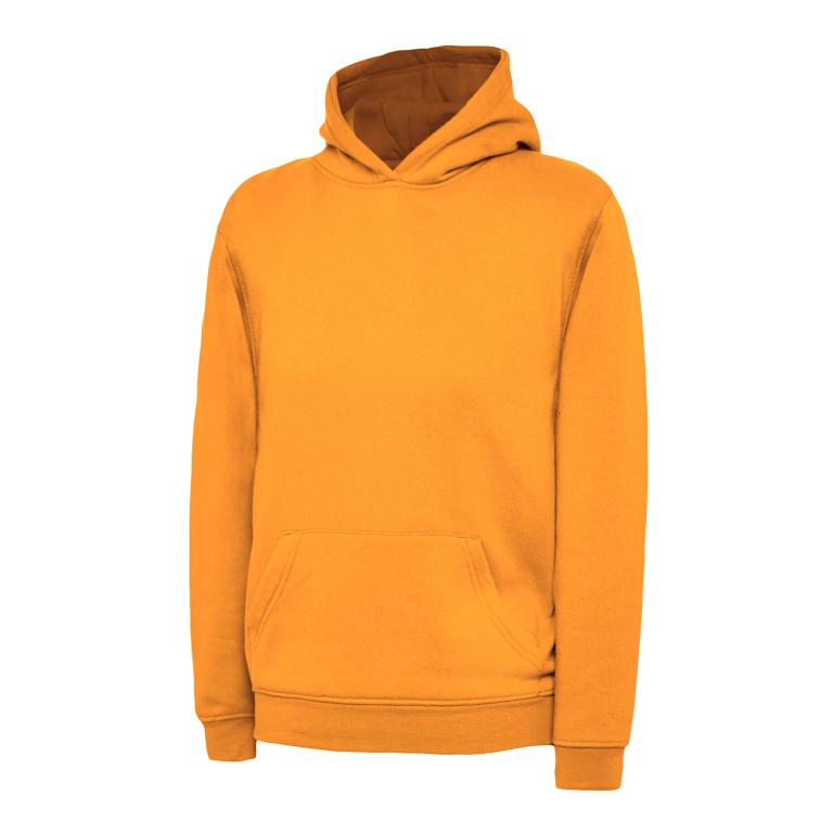 Childrens Hooded Sweatshirt Orange