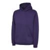 Childrens Hooded Sweatshirt Purple