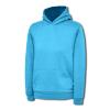 Childrens Hooded Sweatshirt Sapphire Blue