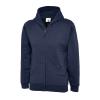 Childrens Classic Full Zip Hooded Sweatshirt Navy