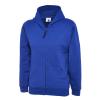 Childrens Classic Full Zip Hooded Sweatshirt Royal