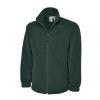 Heavyweight Full Zip Fleece Jacket Bottle Green