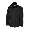 Heavyweight Full Zip Fleece Jacket Black