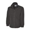 Heavyweight Full Zip Fleece Jacket Charcoal