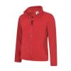 Ladies Classic Full Zip Fleece Jacket Red