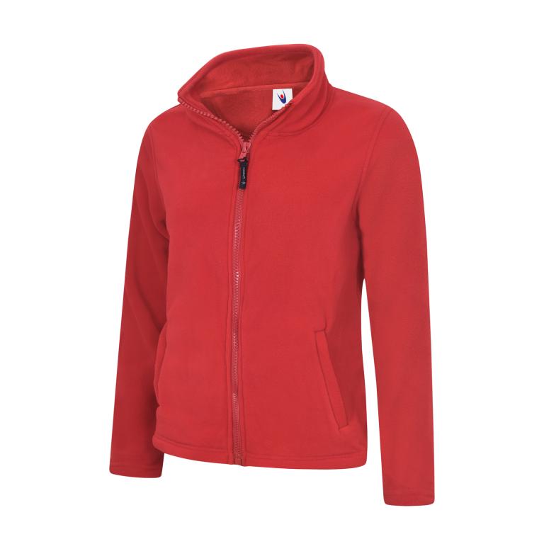 Ladies Classic Full Zip Fleece Jacket Red