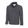 Deluxe Full Zip Soft Shell Jacket Light Grey