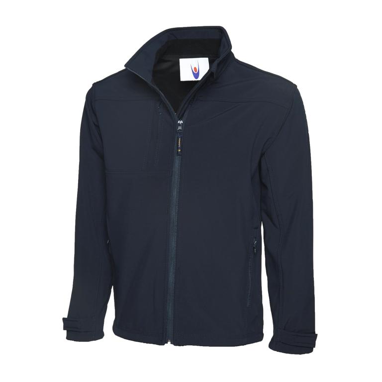 Deluxe Full Zip Soft Shell Jacket Navy