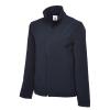 Classic Full Zip Soft Shell Jacket Navy