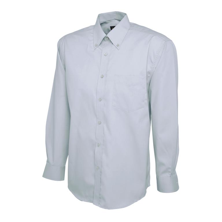 Mens Pinpoint Oxford Full Sleeve Shirt Light Blue