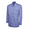 Mens Poplin Full Sleeve Shirt Mid Blue