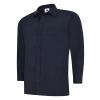 Mens Poplin Full Sleeve Shirt Navy