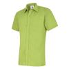 Mens Poplin Half Sleeve Shirt Lime