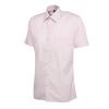 Mens Poplin Half Sleeve Shirt Pink