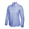 Ladies Poplin Full Sleeve Shirt Mid Blue