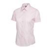 Ladies Poplin Half Sleeve Shirt Pink