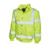 Hi Vis Bomber Jacket Yellow