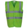 Hi-vis 2-band-and-braces waistcoat (HVW100) Lime