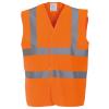 Hi-vis 2-band-and-braces waistcoat (HVW100) Orange