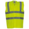 Hi-vis 2-band-and-braces waistcoat (HVW100) Yellow