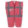 Multifunctional executive hi-vis waistcoat (HVW801) Pink