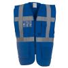 Multifunctional executive hi-vis waistcoat (HVW801) Royal Blue