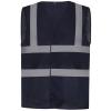 Top cool open mesh 2-band-and-braces waistcoat (HVW120) Navy