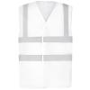 Top cool open mesh 2-band-and-braces waistcoat (HVW120) White