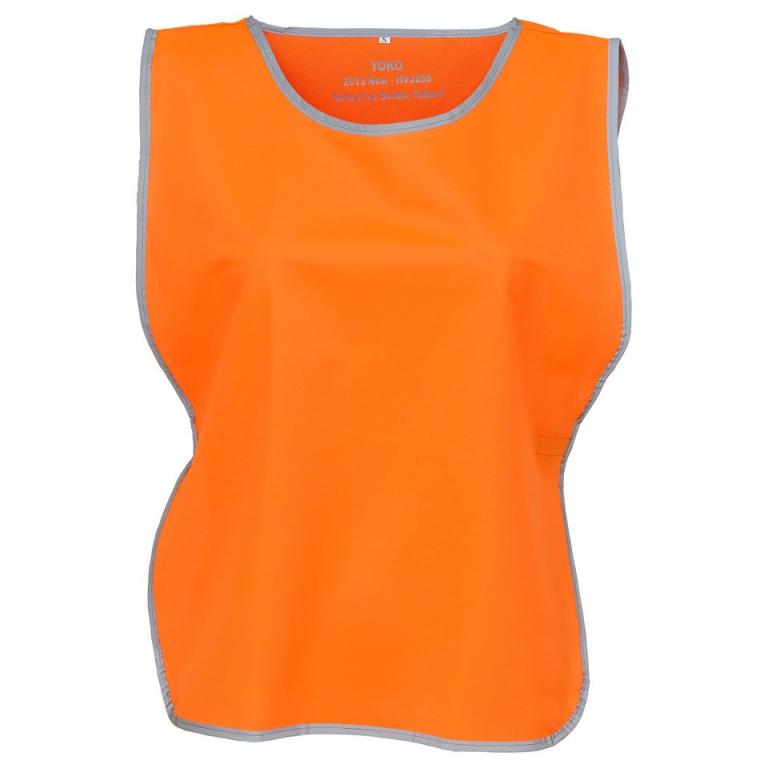 Hi-vis reflective border tabard (HVJ259) Orange