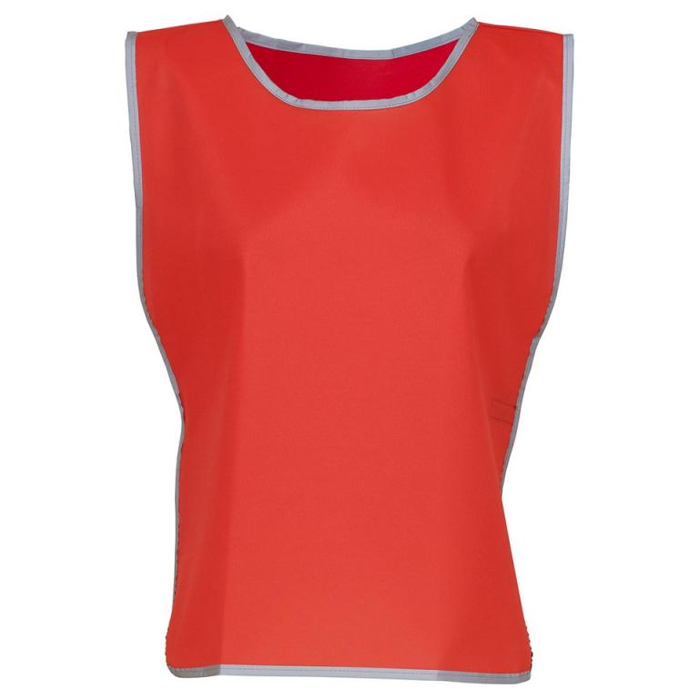 Hi-vis reflective border tabard (HVJ259) Red