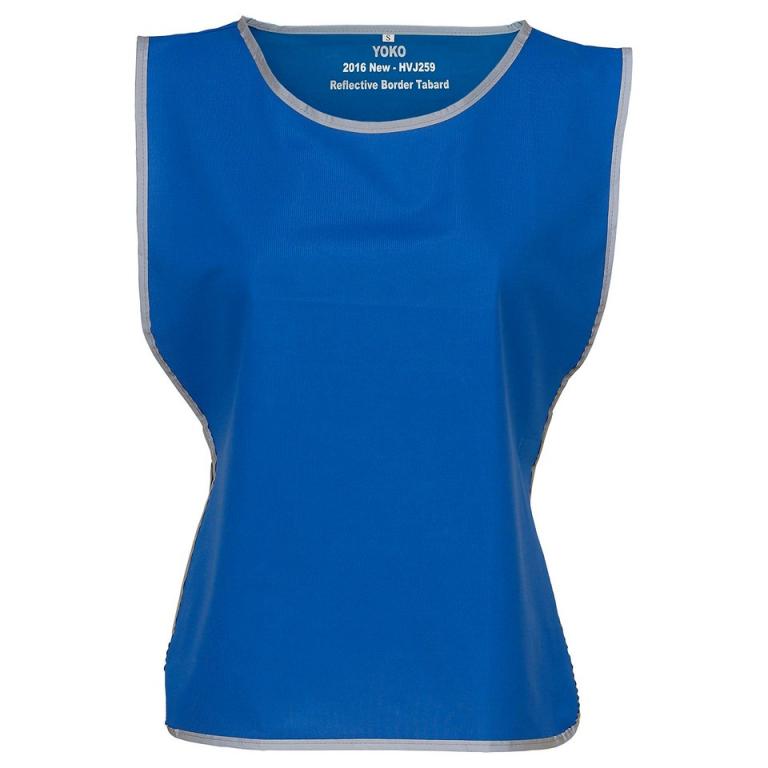 Hi-vis reflective border tabard (HVJ259) Royal Blue