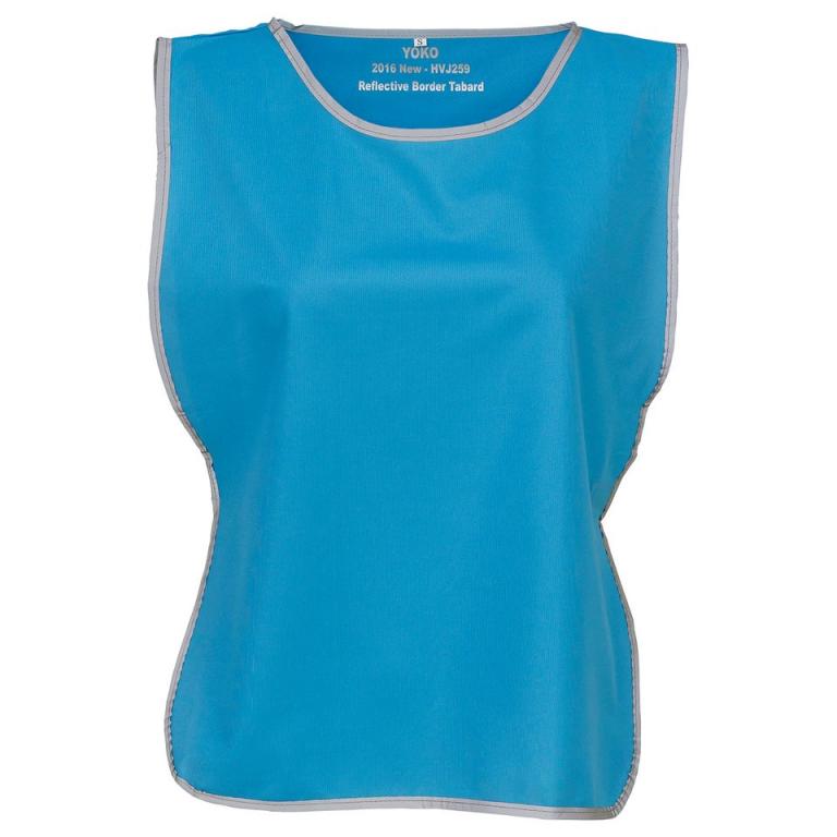 Hi-vis reflective border tabard (HVJ259) Sapphire