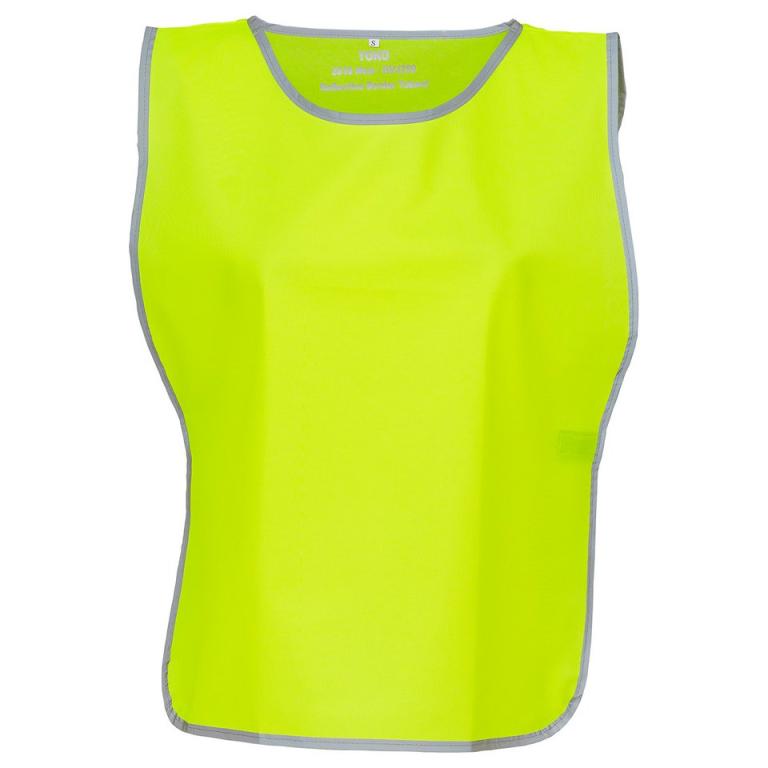 Hi-vis reflective border tabard (HVJ259) Yellow