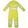 Hi-vis polycotton coverall (HV058) Yellow