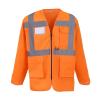 Hi-vis executive long sleeve waistcoat (HVJ800) Orange