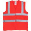 Flame-retardant hi-vis sleeveless waistcoat (HVW100FR) Orange