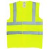 Flame-retardant hi-vis sleeveless waistcoat (HVW100FR) Yellow