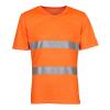 Hi-vis top cool super light v-neck t-shirt (HVJ910) Orange