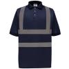 Hi-vis short sleeve polo (HVJ210) Navy