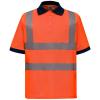 Hi-vis short sleeve polo (HVJ210) Orange