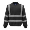 Hi-vis sweatshirt (HVJ510) Black